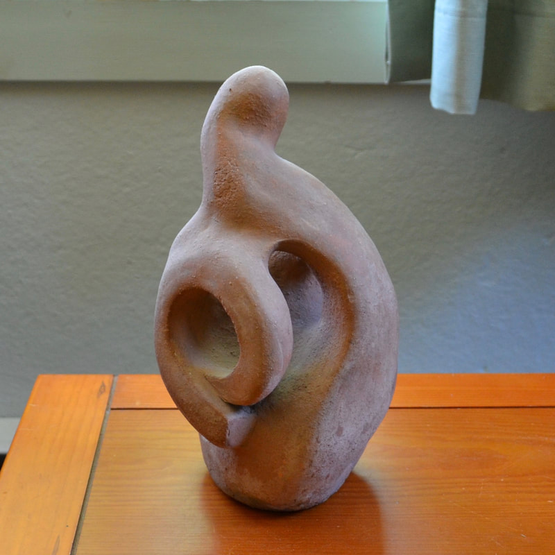 sculpture pottery by Louise schwenk Penticton
