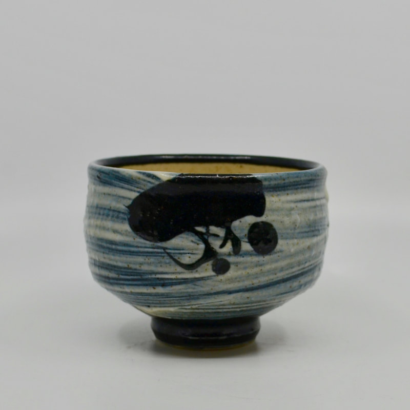 An exceptional example of a tea bowl made by Wayne Ngan.