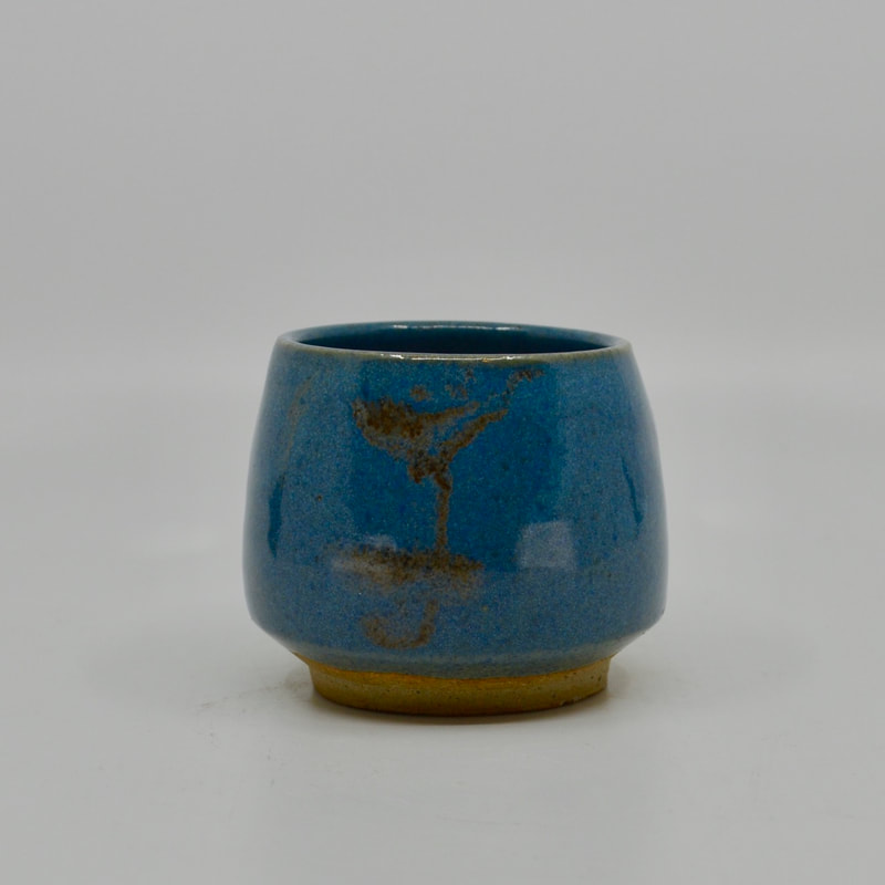 Rare and early tea bowl by Wayne Ngan in an unusual form.