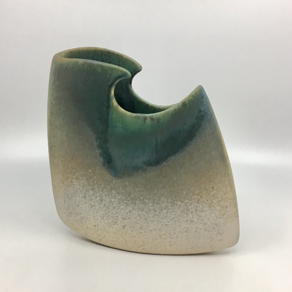 Ron Tribe pottery vase sculpture