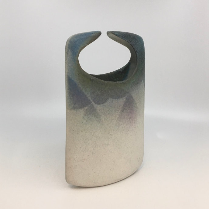 Ron Tribe pottery sculptural vase