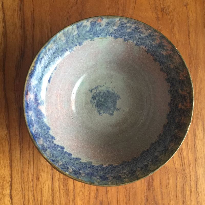 Axel Ebring pottery bowl thrown at Notch Hill BC in the late 1920s